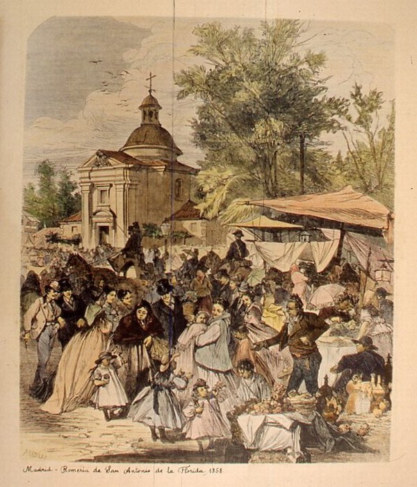 Romería de San Antonio de la Florida. 1858