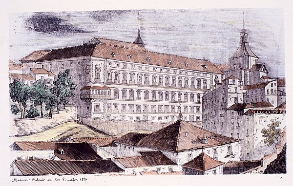 Palacio de los Consejos. 1850
