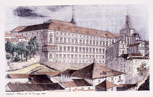 Palacio de los Consejos. 1850
