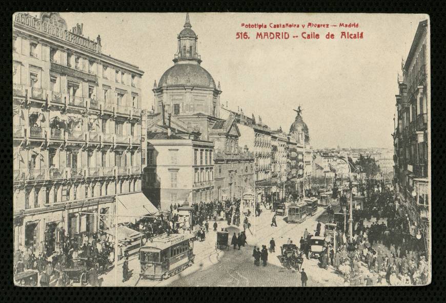 Calle de Alcal desde la calle Sevilla