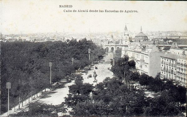Calle de Alcalá desde las Escuelas Aguirre