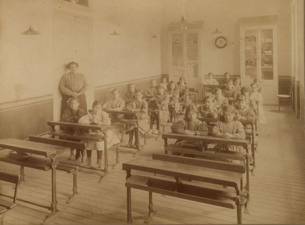 Clase de nias de las Escuelas Aguirre