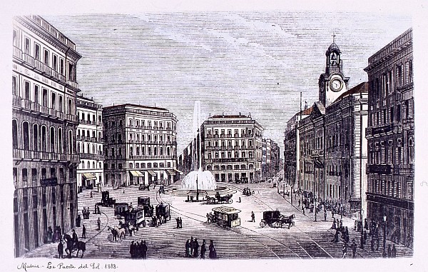 La Puerta del Sol. 1888