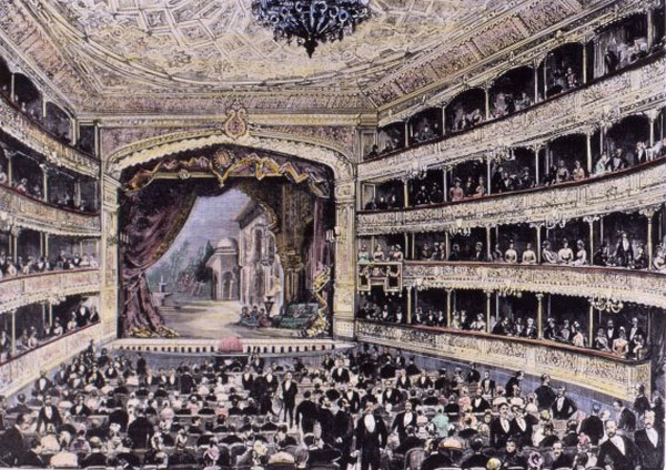 Inauguracin del nuevo Teatro de la Princesa, 1885