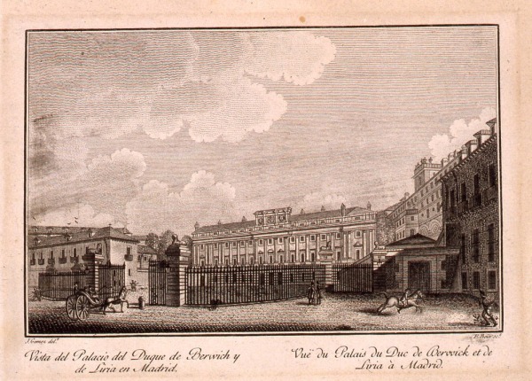 Vista del Palacio del Duque de Berwick y de Liria