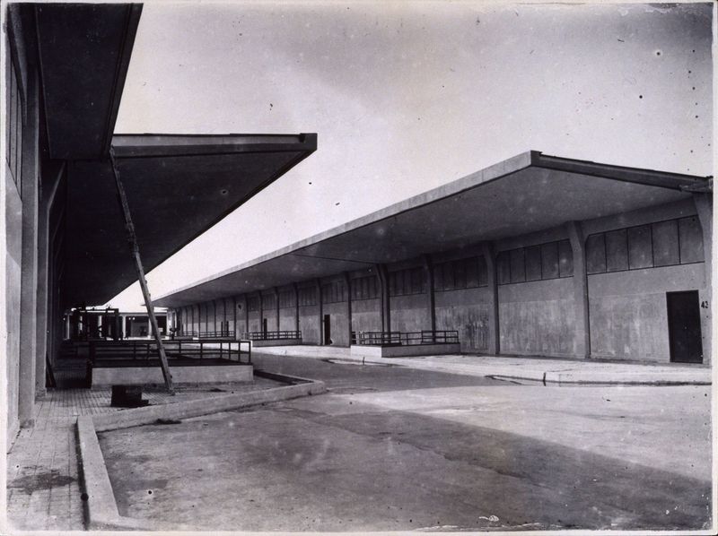 Mercado Central de Pescados. Patio