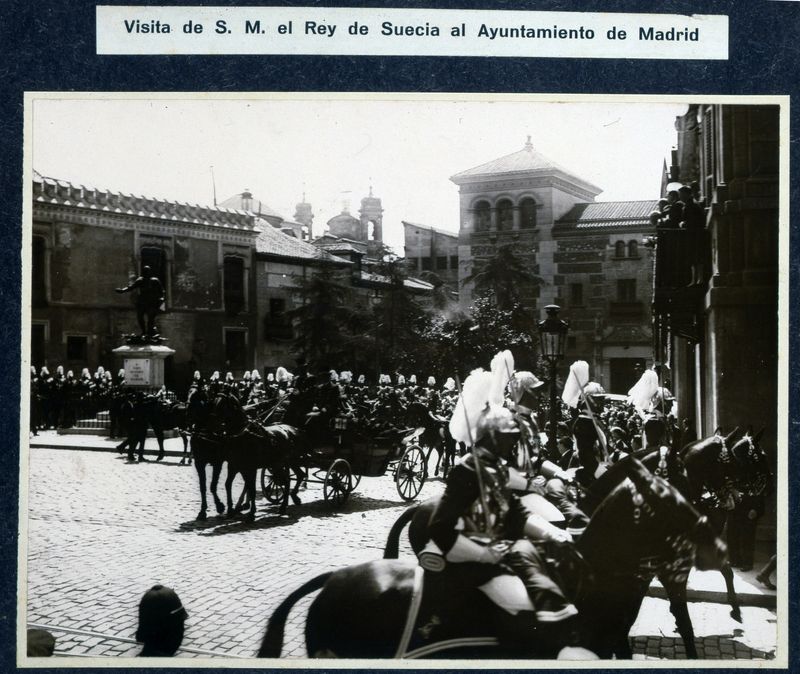 Visita de S.M. El Rey de Suecia al Ayuntamiento de Madrid