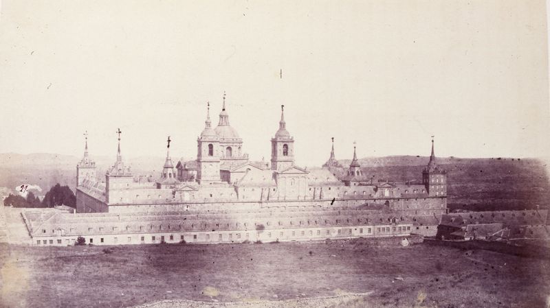 Vista general del Monasterio de San Lorenzo en el Real Sitio 