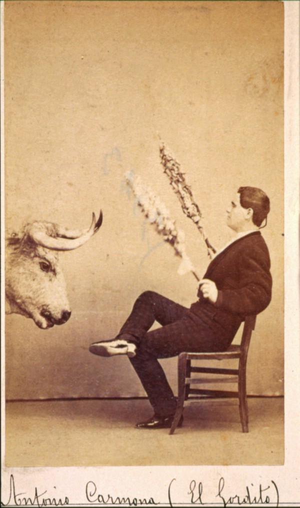 Retrato del torero Antonio Carmona (el Gordito)