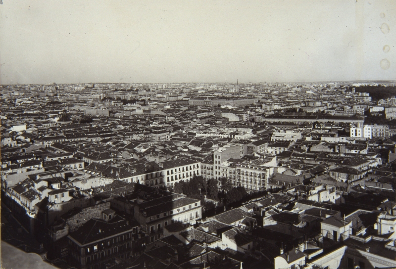 Vista panorámica de Madrid desde la torre del edificio de la Telefónica