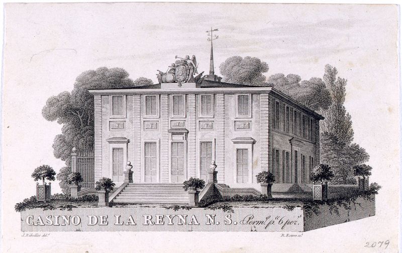 Permiso de entrada al Casino de la Reina