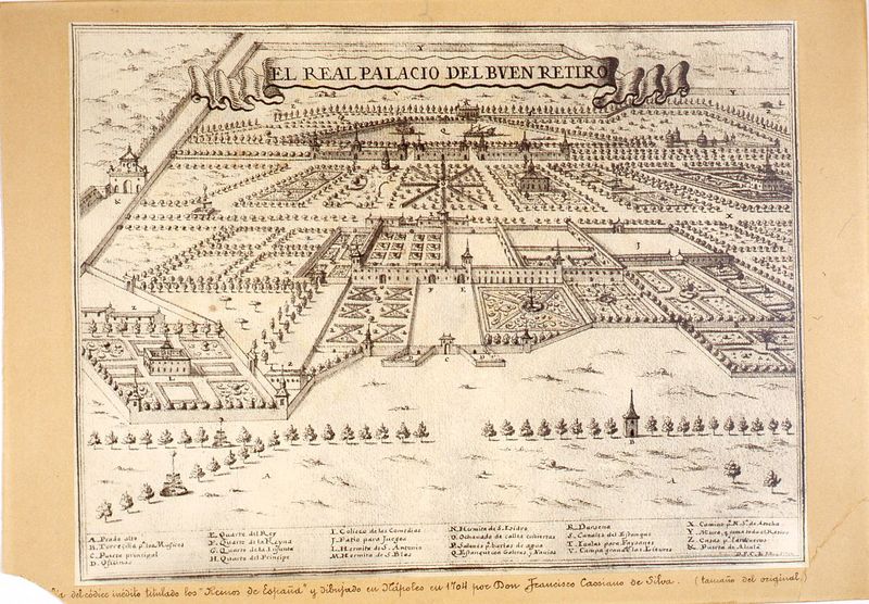 Real Palacio del Buen Retiro en 1704