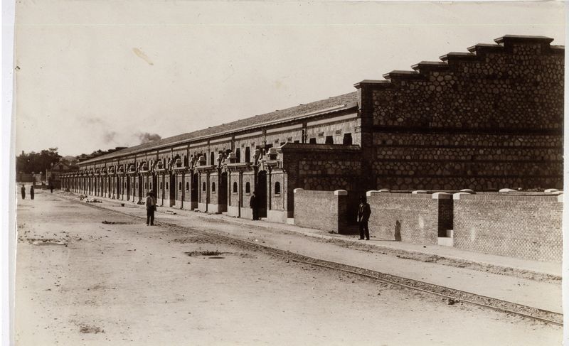 Establos para el ganado vacuno del Matadero Municipal