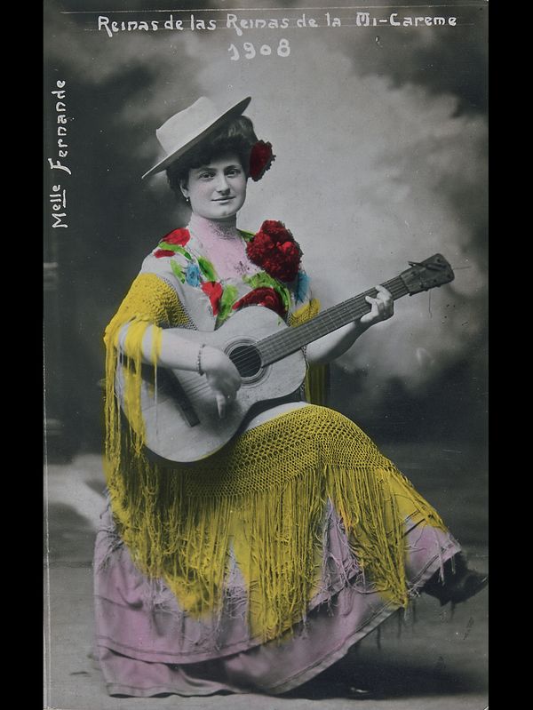 Mademoiselle Fernande, Reinas de las Reinas de la Mi-Careme de 1908