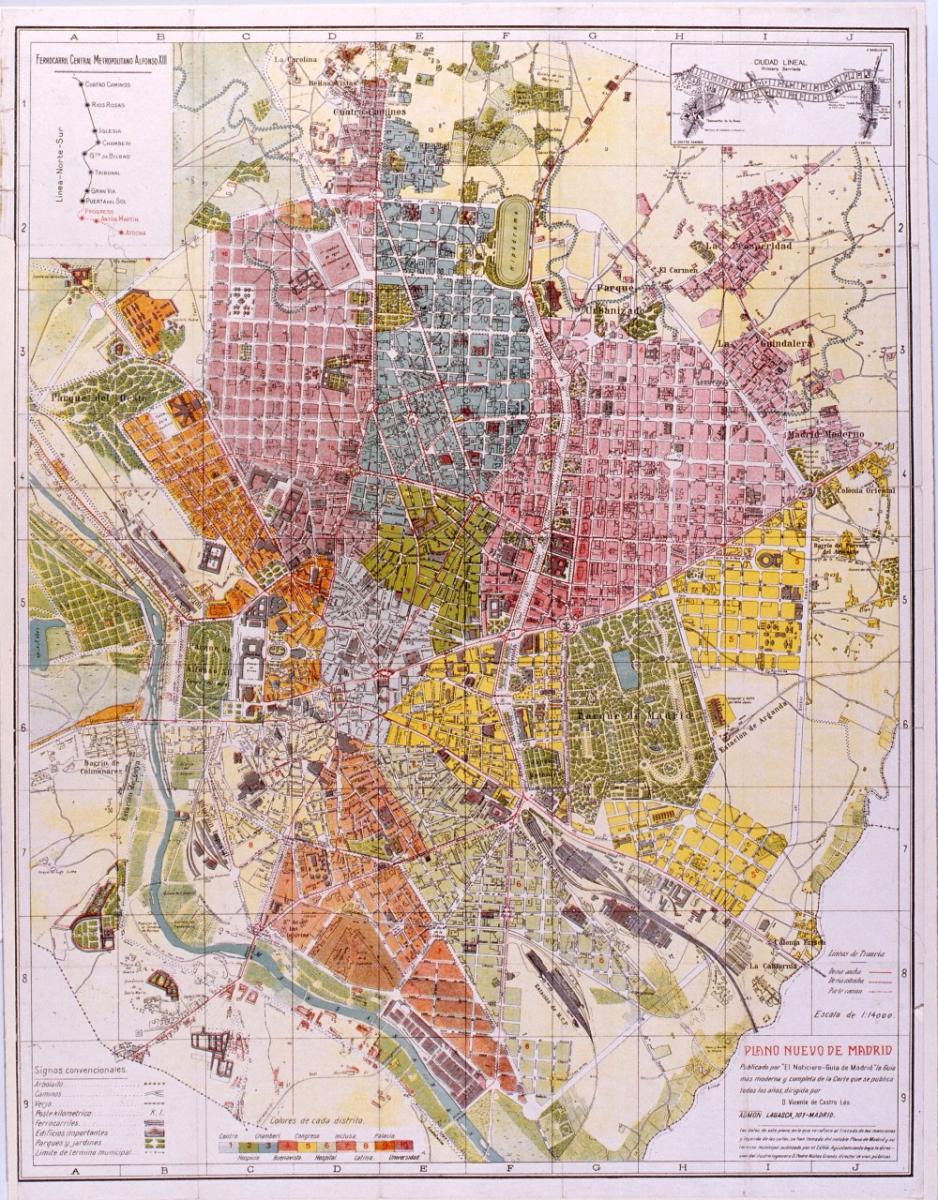 Plano nuevo de Madrid