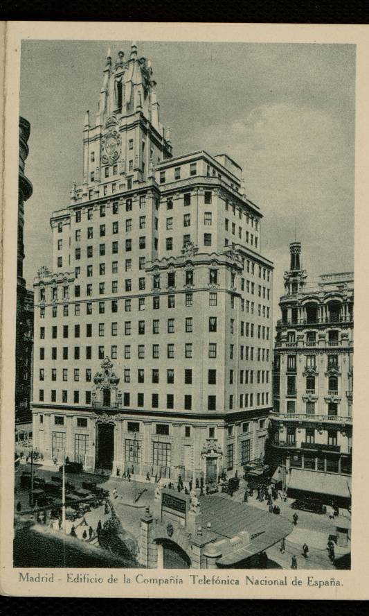 Edificio de la Compaa Telefnica Nacional de Espaa