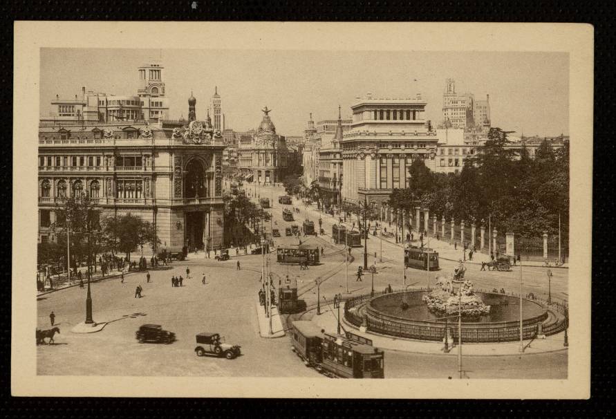 Banco de España, La Cibeles y calle de Alcalá