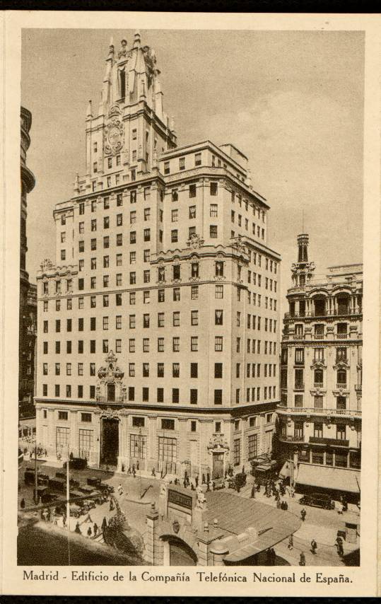 Edificio de la Compaa Telefnica Nacional de Espaa