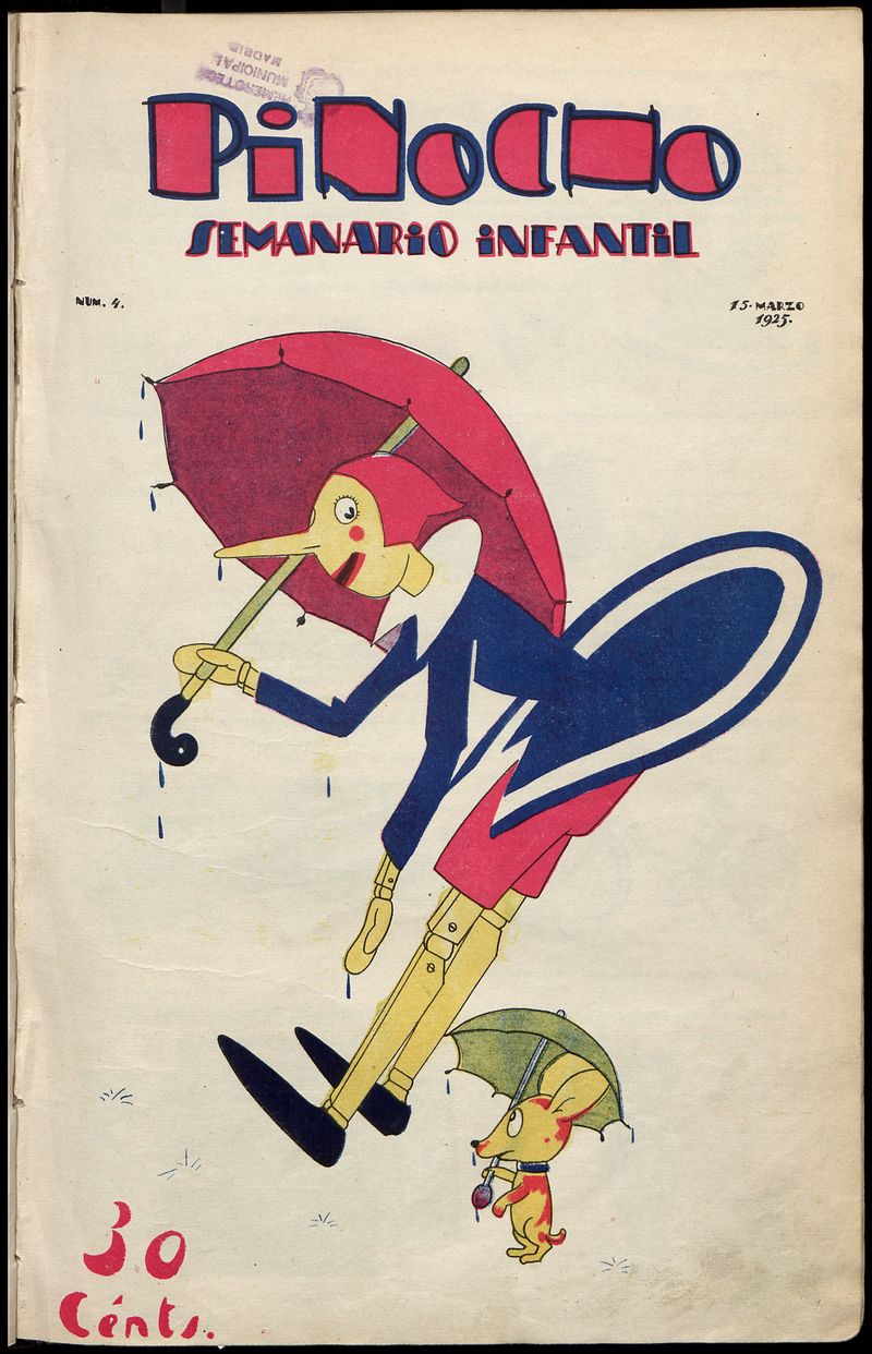 Pinocho: semanario infantil, n 4 del 15 de marzo de 1925 