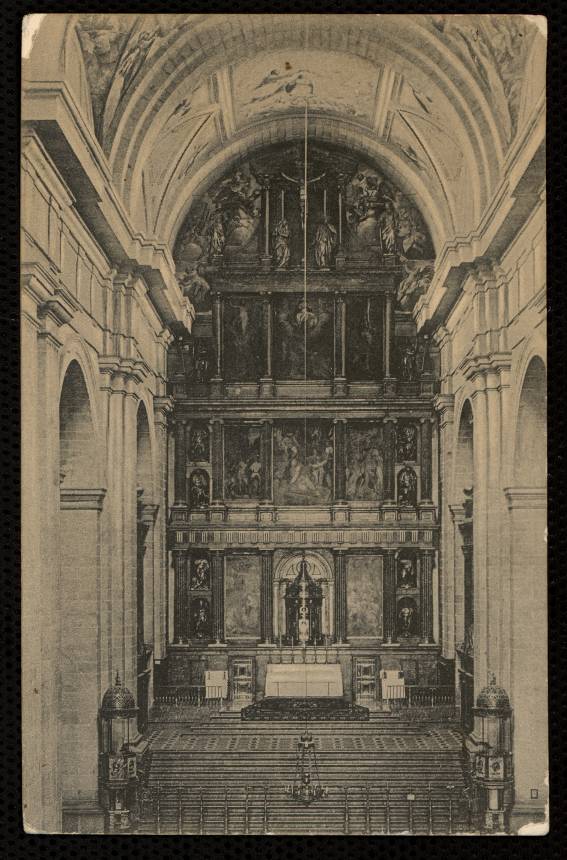 Altar mayor de la Baslica del Monasterio de San Lorenzo de El Escorial
