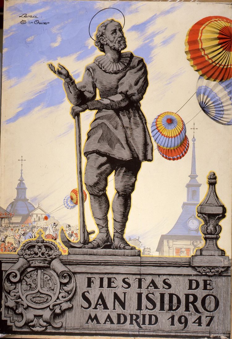 Cartel de las fiestas de San Isidro 1947