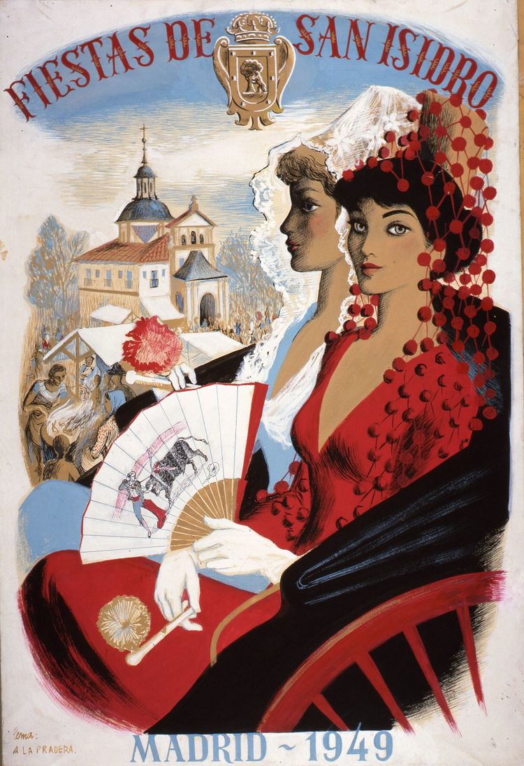 Cartel de las fiestas de San Isidro 1949