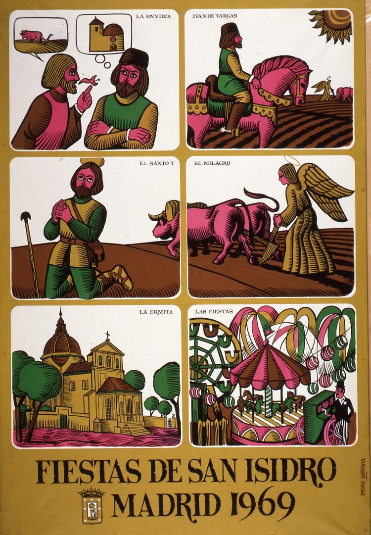 Cartel de las fiestas de San Isidro 1969
