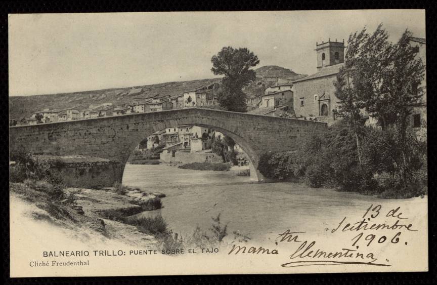 Balneario Trillo: puente sobre el Tajo