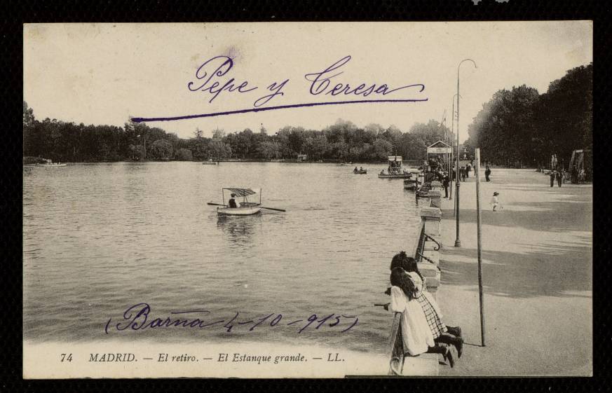 Retiro. Estanque grande