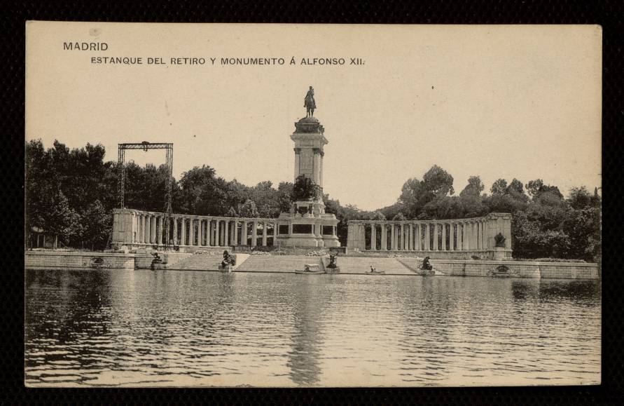 Estanque del Retiro y Monumento a Alfonso XII