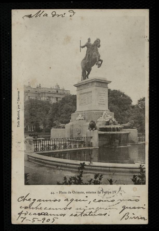 Plaza de Oriente, estatua de Felipe IV