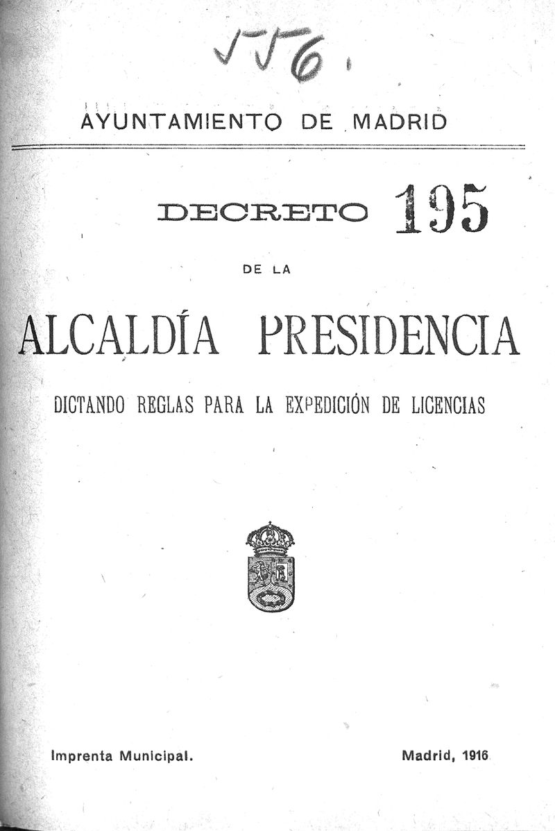 Decreto de la Alcaldía Presidencia dictando reglas para la expedición de licencias