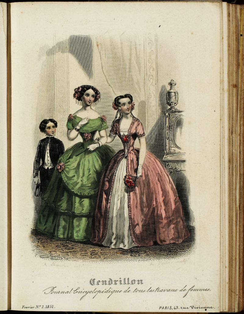 Cendrillon: journal encyclopédique de tous les travaux de femmes.Febrero 1851