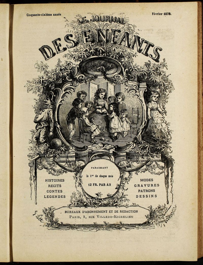 Le Journal des Enfants. Febrero 1878