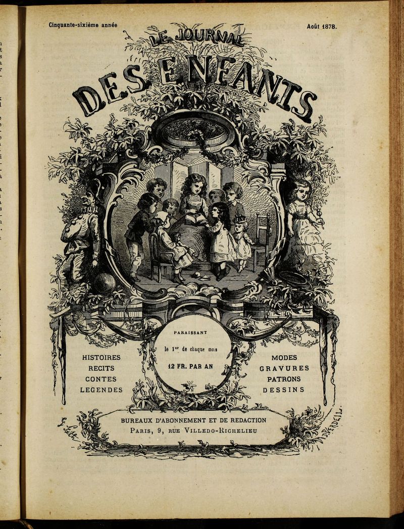 Le Journal des Enfants. Agosto 1878