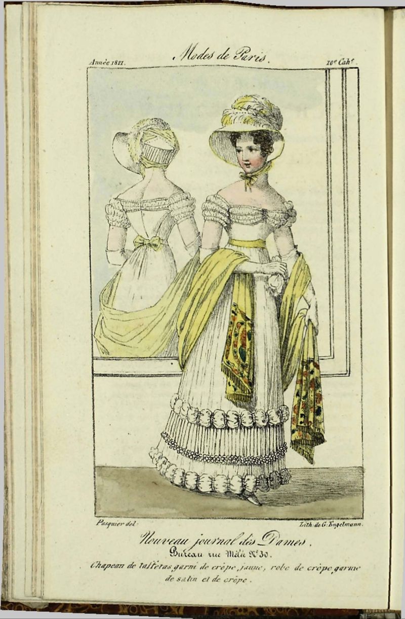 Nouveau Journal des Dames del 15 de Agosto de 1821