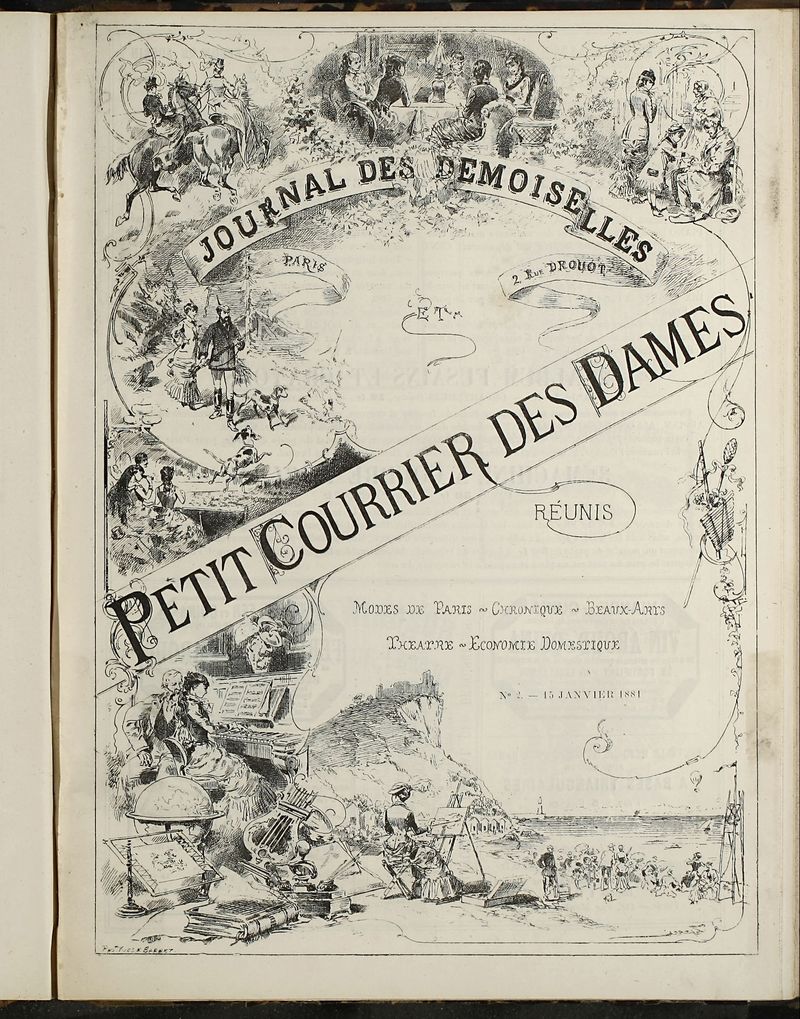 Journal des Demoiselles et Petit courrier des dames del 15 de Enero de 1881