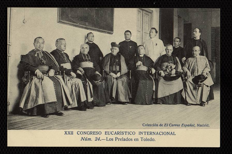 XXII Congreso Eucarstico. Los Prelados en Toledo. 