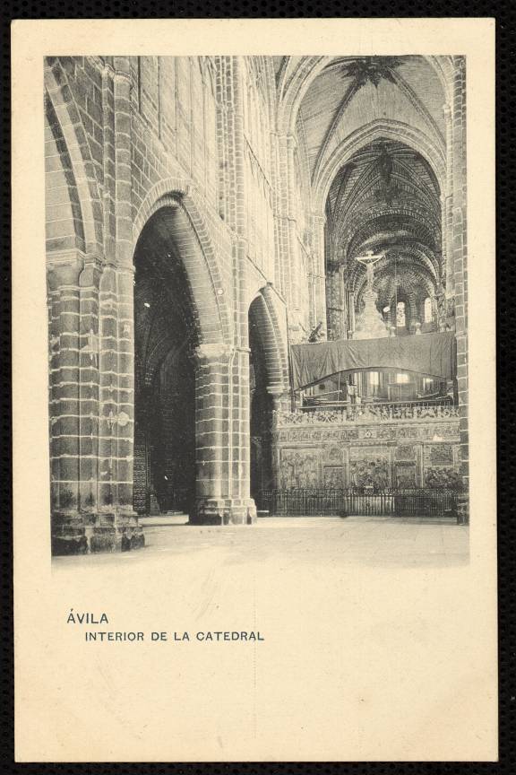 Ávila. Interior de la catedral