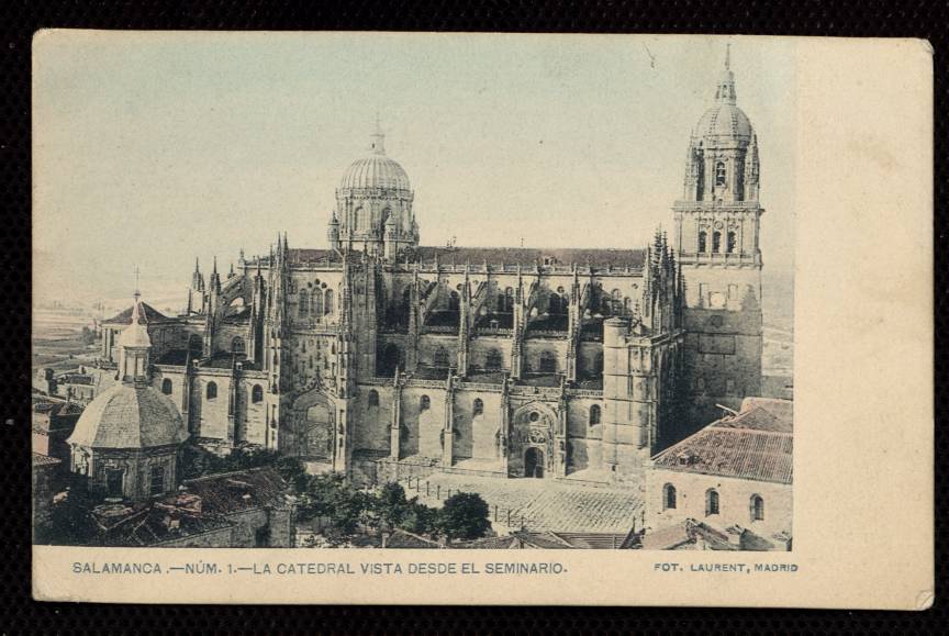 Salamanca. La catedral vista desde el Seminario