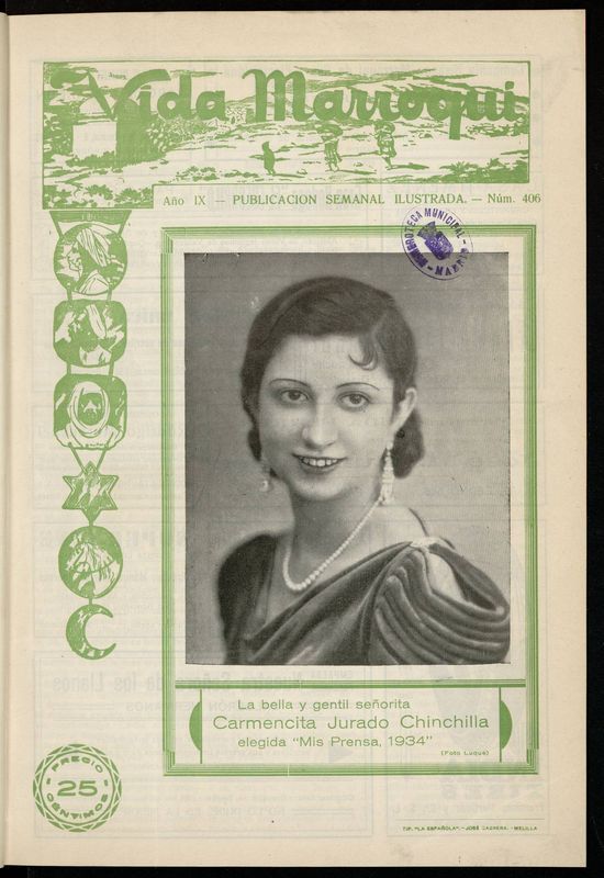 Vida Marroqu: revista semanal ilustrada del 25 de Febrero de 1934