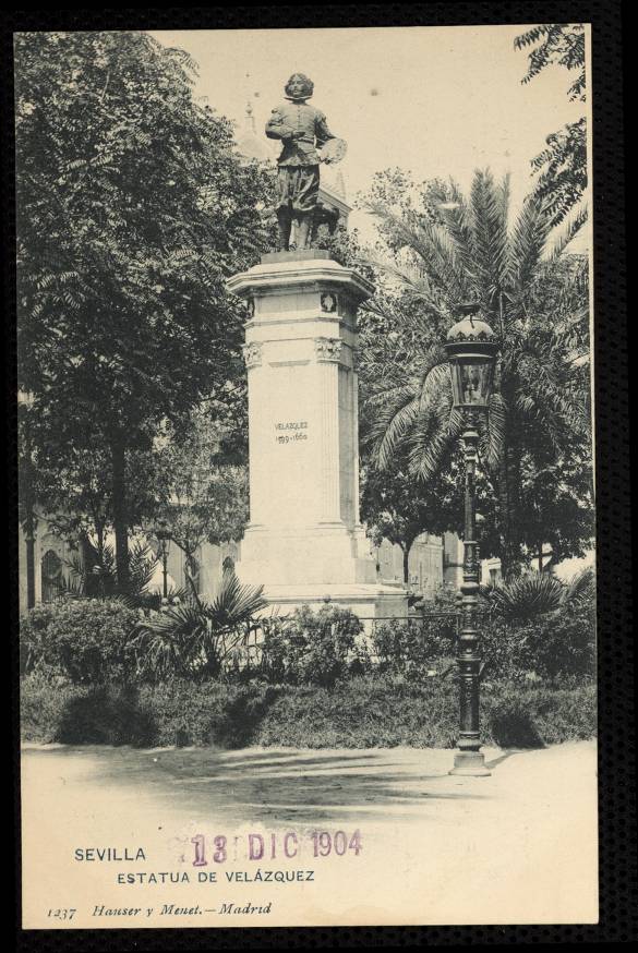 Sevilla. Estatua de Velzquez
