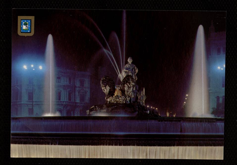 La Cibeles, vista nocturna