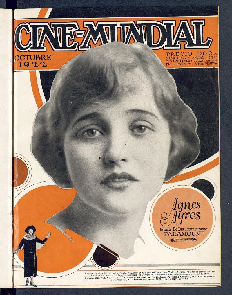 Cine Mundial, octubre de 1922