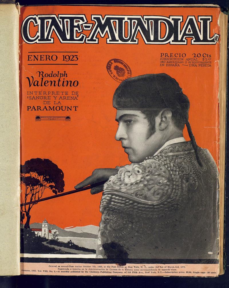 Cine Mundial, enero de 1923