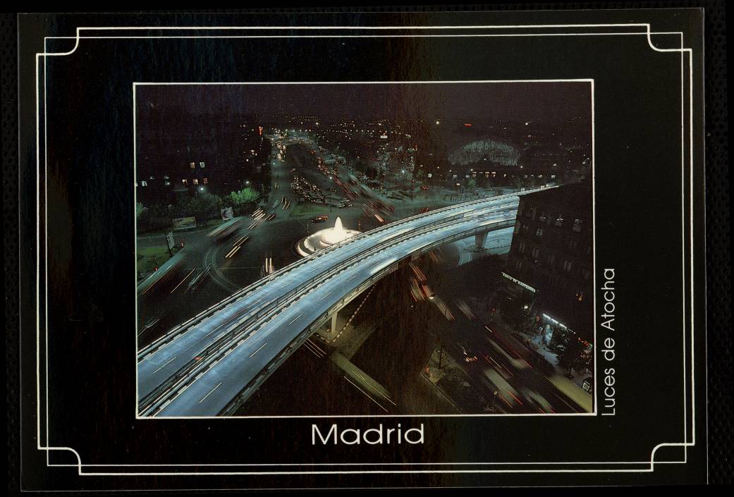 Madrid. Luces de Atocha