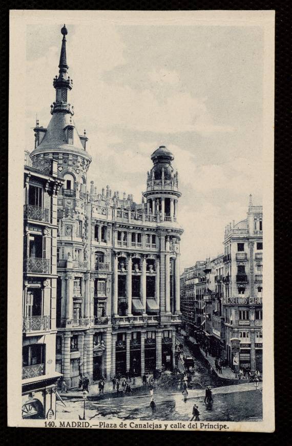 Plaza de Canalejas y calle del Prncipe