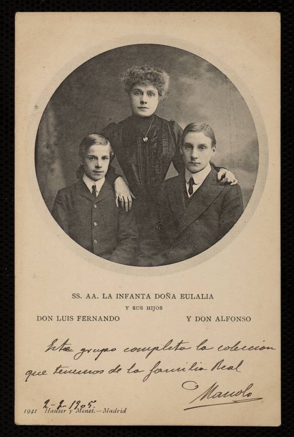 SS. AA. La Infanta Doa Eulalia y sus hijos