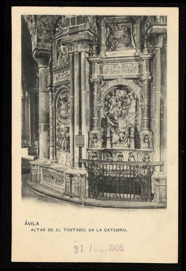 Avila. Altar de El Tostado, en la catedral