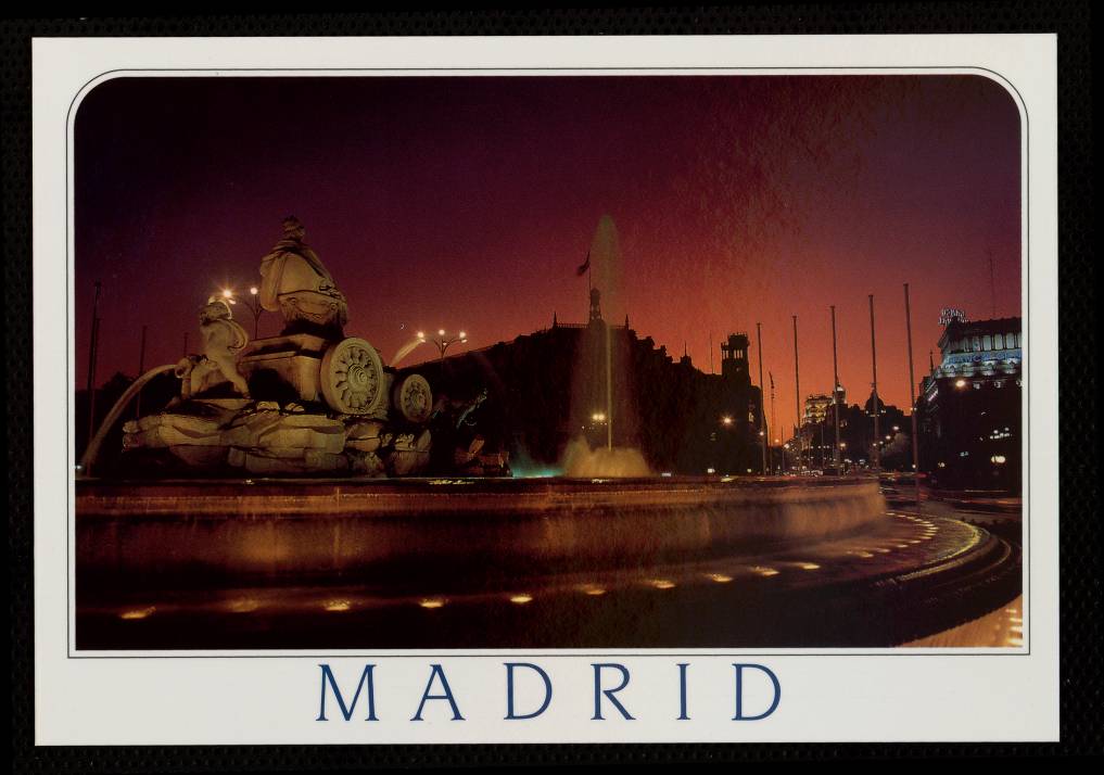 Fuente de Cibeles (iluminada)